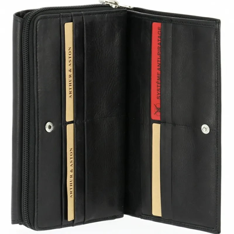 Compagnon Porte-Chéquier A Rabat En Cuir Huile^Arthur et Aston Discount