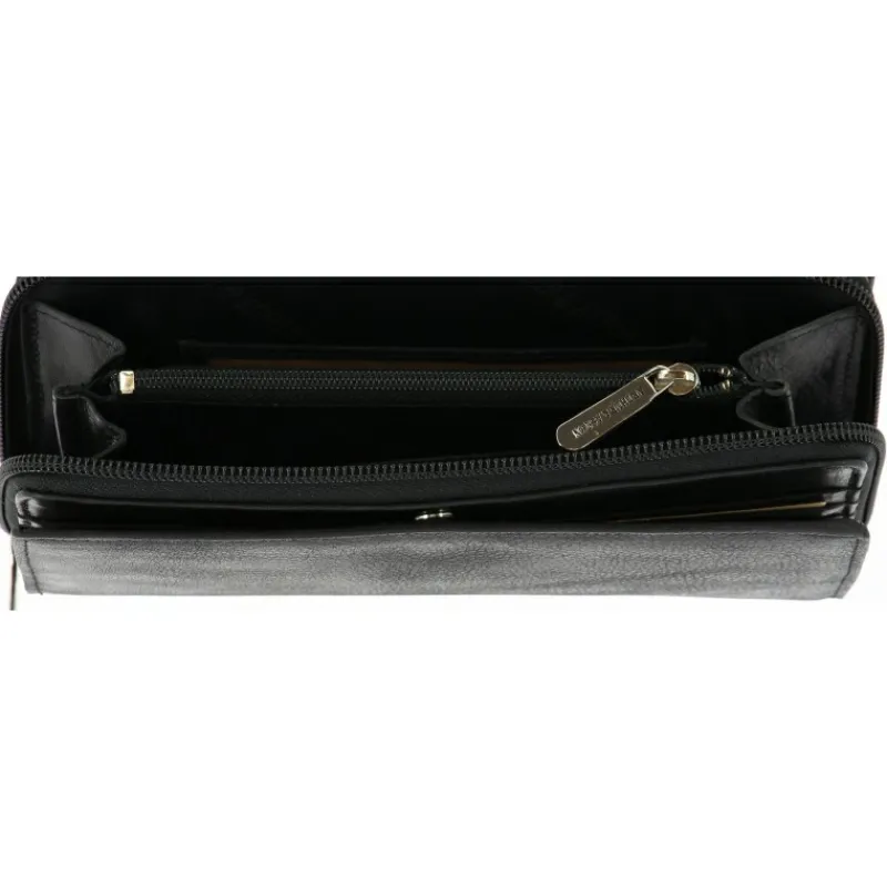 Compagnon Porte-Chéquier A Rabat En Cuir Huile^Arthur et Aston Discount
