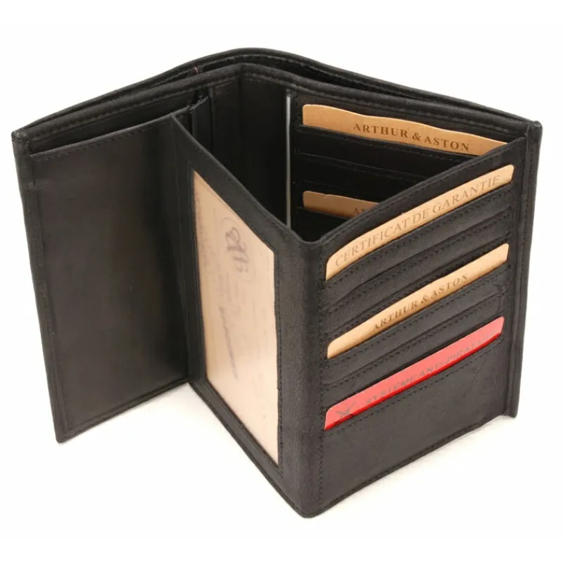 Grand Portefeuille Louis En Cuir Gras^Arthur et Aston Discount