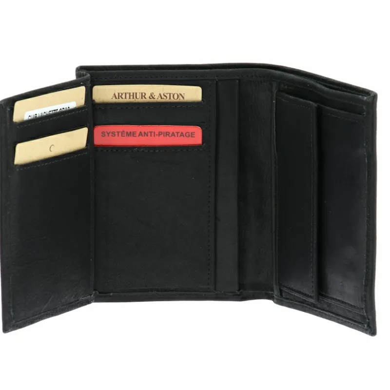 Portefeuille Cuir Vachette Gras^Arthur et Aston Outlet
