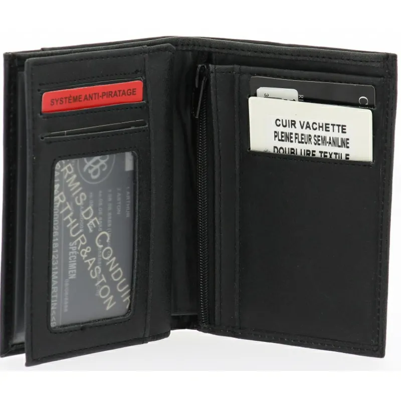 Portefeuille Diego Cuir Vachette^Arthur et Aston Discount