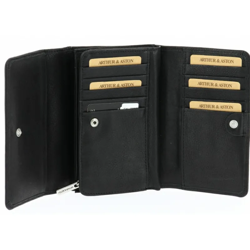 Portefeuille En Cuir Huile^Arthur et Aston New