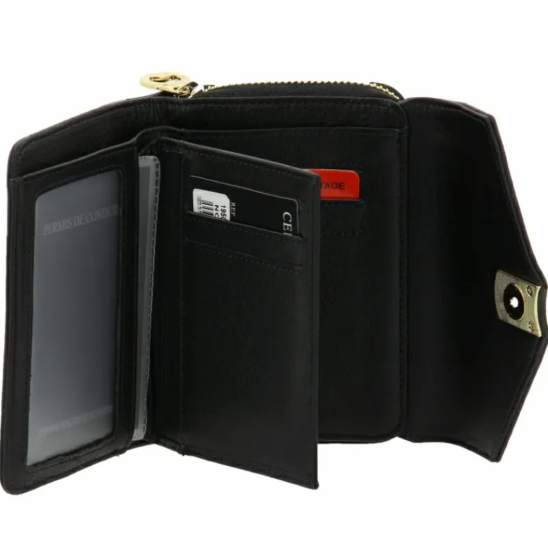 Portefeuille Glitter Venus Cuir^Arthur et Aston Fashion