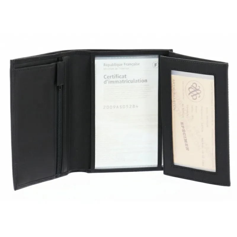 Portefeuille Grand Format Louis Cuir Gras^Arthur et Aston New