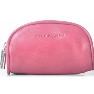 Porte-Monnaie Demi-Lune En Cuir Huile Rose^Arthur et Aston Hot