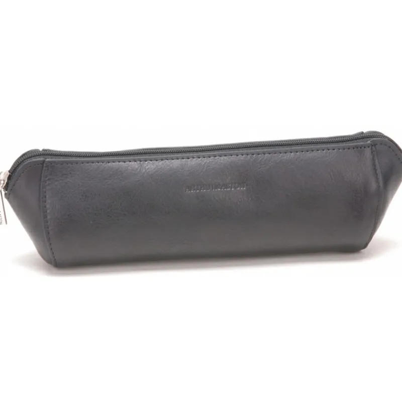 Trousse A Stylos En Cuir Huile Rose^Arthur et Aston Outlet